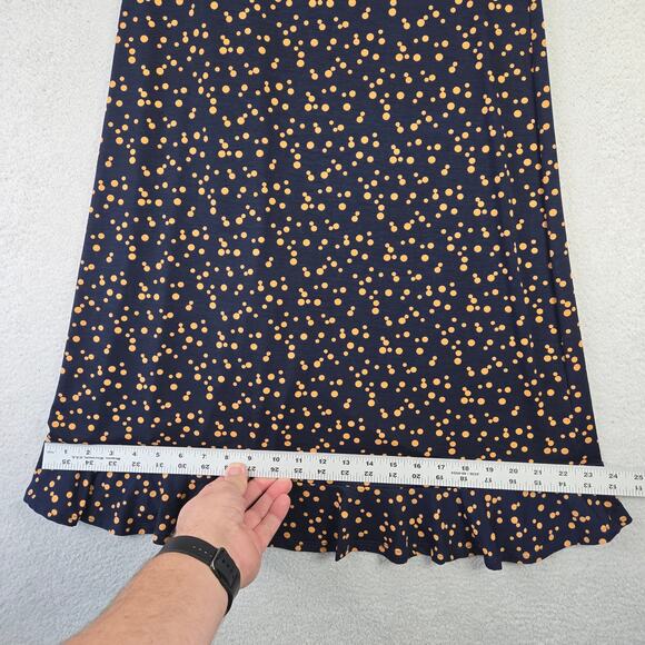 West Kei Wrap Dress Womens S V Neck A line Polka Dot Nordstrom New - Picture 13 of 13